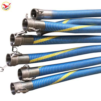 China PP PTFE Liner Composite Steel Wire Hose For Marine Seacoast for sale