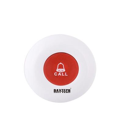 China Daytech E-01A LOGO Free Sample Customized Logo Printing Logo Customized Waterproof Wireless Call Button For Restaurant Hospital Social Worker for sale