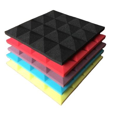 China Modern Professional Customized Pyramid Shape Acoustic Foam Sound Absorption Acoustic Foam Corner Panel Acoustic Foam Mat for sale