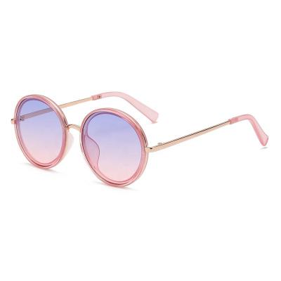 China 2023 new high quality sunglasses unisex PC classic sunglasses simple round metal frame for sale