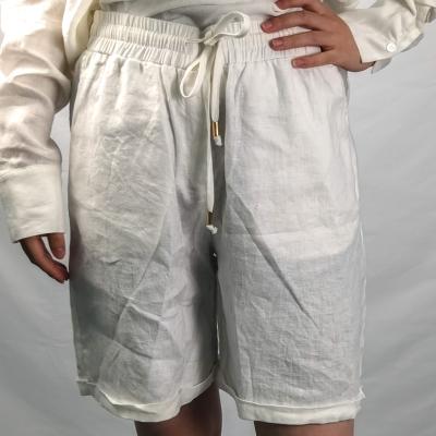 China Women's Summer White Beach Shorts 100% Custom Canvas Gym QUICK DRY for sale