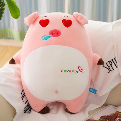 China Soft Cute Plush Toy Kids Stuffed Pig Pink Pig Pillow Gifts For Children for sale