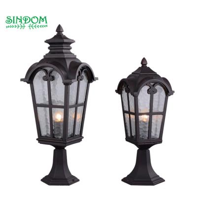 China Waterproof Outdoor Garden Fairy Pumpkin Shaped Gate Light Fence Pillar Light for sale