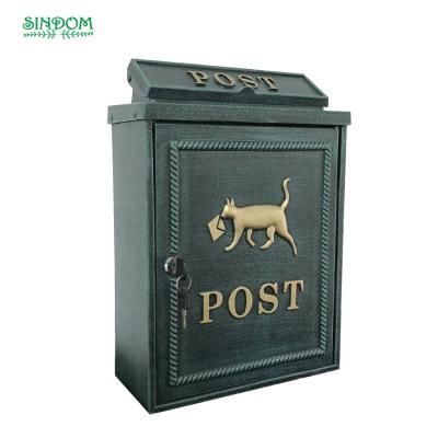 China 2019 HOT SALE Waterproof Aluminum Mailbox Modern Japan Outdoor Mailbox In Wall for sale