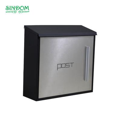 China Wholesale Rust Proof Galvanized Steel Wall Mounted Mailbox With Lock for sale