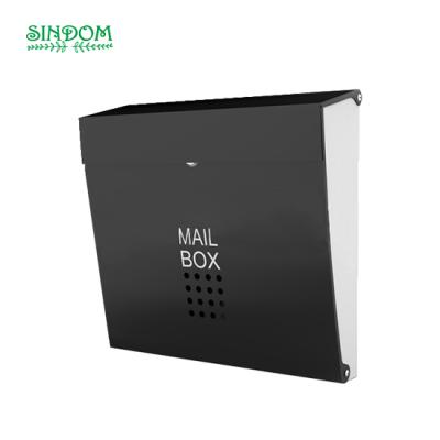 China Wall Mount Unique Design Large Volume Mail Wall Mounted Mailbox for sale