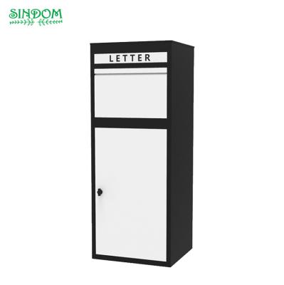 China Rust Proof Galvanized Steel Parcel Box Large Volume Parcel Box Outdoor Brop Box for sale