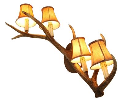 China Simulation Antler Shaped Sindom Luxury Resin Indoor Wall Lamp For Home Decoration for sale