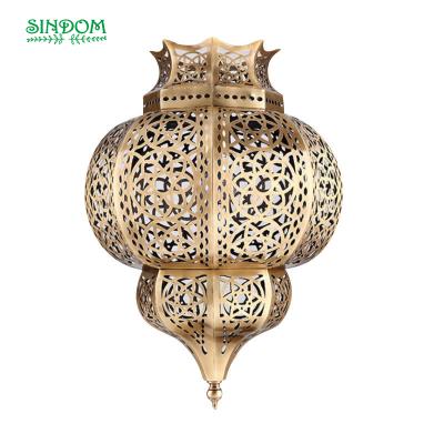 China 2021 Wholesale Decor Sindom Arabic Middle East Style Metal Led Light Pendant Lighting For Living Room for sale