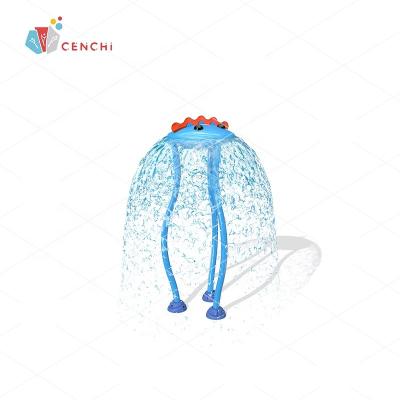 China Fiberglass Cenchi Aqua Playground Jellyfish Sprinkler Outdoor Wet Deck Commercial Hotel Resort Jet Arch Spray Fountain Pool Water Spray Pad for sale