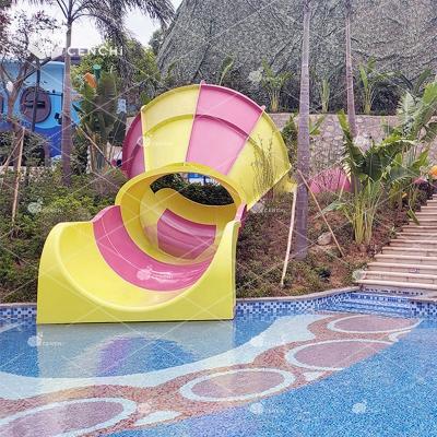 China Cenchi Hotel Fiberglass Resort Splash Park Auqa Playground Commercial Residential Outdoor Swimming Pool Sprinkler Paddling Pool Slides for sale