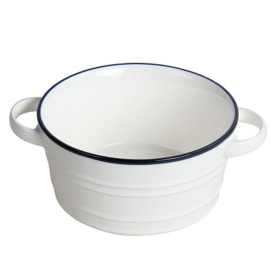 China Sale Ceramic Chinese Rice Soup Bowl Well New Use Viable Home Housewarming Gift for sale