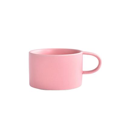 China China Personalizas Daily Rose Gift Viable Modern Luxury Thickened Ceramic Mug for sale