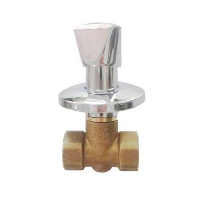 China General Type 1/2 Inch Globe Valve Forged Brass Stop Valve for sale