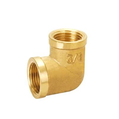 China Pipe Lines Connect 45 Degree Elbow 90 Degree Elbow Brass Pipe Fittings for sale