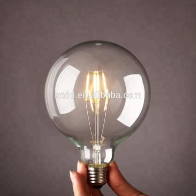 China Warehouse China Supplier Zhejiang LED FILAMENT G95 VINTAGE EDISON BULB E27 AC100-260V for sale