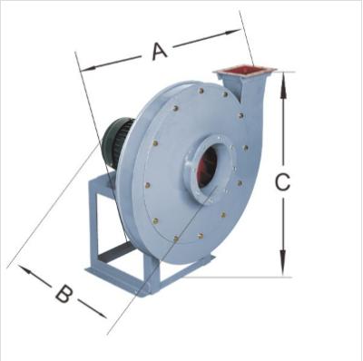 China Cast Iron Yuton 9-19 Series Warehouse Low Noise Industrial Workshop High Pressure Centrifugal Fan for sale