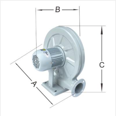 China Yuton YYF Series Circulation Aluminum Housing Cooling Fan Vacuum Cleaner Middle Draft Vapor Dust Solvent Fan Cooler Air Blower Fan for sale