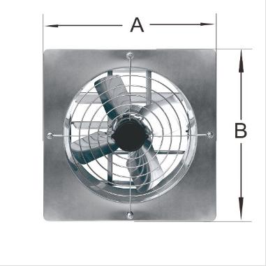 China Factory Fas Axial Stainless Steel Square Wall Mount Ventilation Fan Fan Fire Smoke Exhaust Extractor for sale