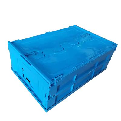 China Solid Hot Sale Transparent Storage Box Foldable Plastic Box Crates for sale