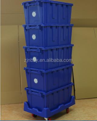 China Collapsing Plastic Plastic Crate Transport Box Warehouse Plastic Collapsing Plastic Box for sale