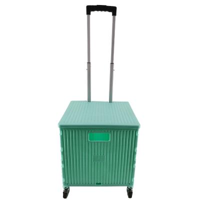 China Korea Folding Shopping Cart Trolley Folding Trolley for sale