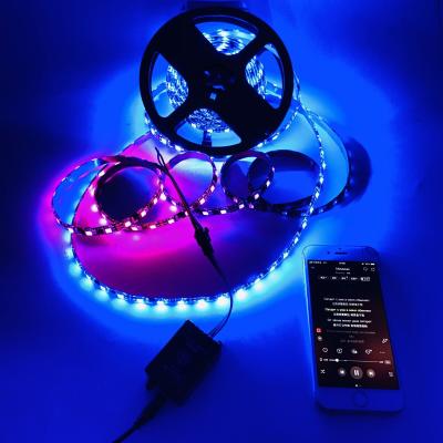 China High brightness 5v 12V dreamy color pixel led strip waterproof rgbic accessible led strip rgb 60LED/M ws2811b for hotel home decoration for sale