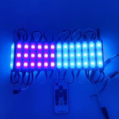 China DC12V Environmental Protection LED Module 5050 3LED RGB Dream Color Pixel LED Strip IP65 Waterproof For Indoor Lighting Outdoor RGB Led Module for sale