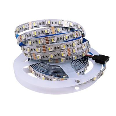 China Warehouse highlight RGBW led strip light 5050 RGBW 24V RGBW rohs 60leds/M ip20 12mm width IP68 waterproof led strip fixture for sale