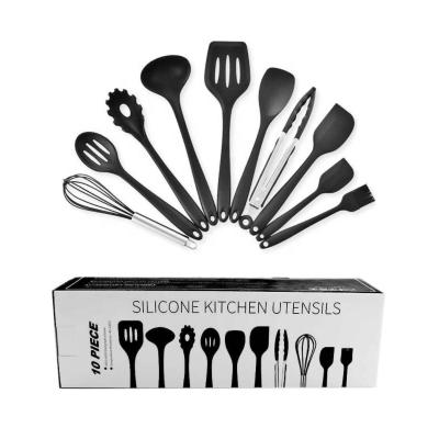 China Sustainable Inclusive Silicone Kitchenware Set 10 Piece Set for sale