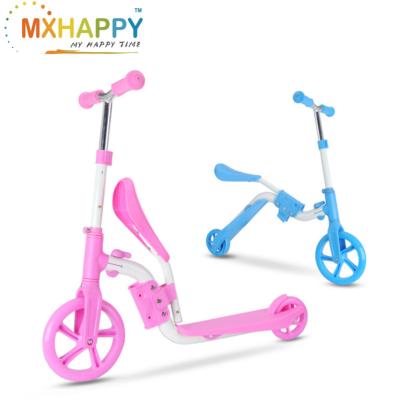 China MH 271 Adjustable Height Scooter Adjustable Handlebar Lean To Steer PU Wheels 3 Wheel Kick Scooters For Kids Boys Girls for sale