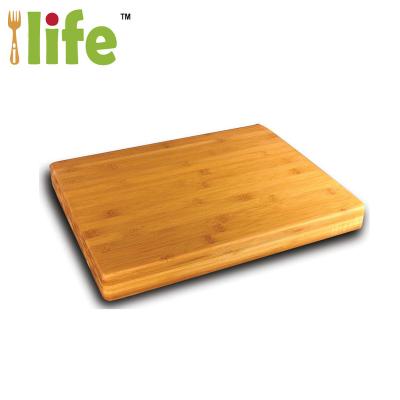 China Sustainable Bamboo Cheese Board Rectangle Bamboo Cutting Board for sale