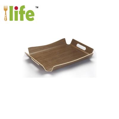 China LF56 MXHAPPY Tray Bent Wood Tray Bent Wood wooden serving Tray Coffee LF56 for sale