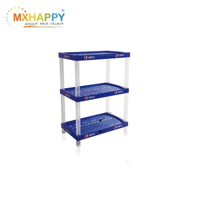 China Professional Customized Special Plastic Display Stand And Rack Supermarket Shelves Customized for sale