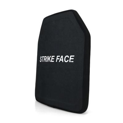 China SiC+ NIJ 0101.06 PE Level III Silicon Carbide Bulletproof Insert Plate, Military Tactical Vest Ballistic Insert Plate for sale