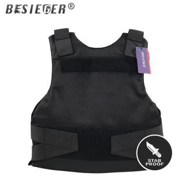 China 25 layers of stab proof PE fiber felt + 1 layer of multi-attack stab proof besieger 24J immersion film, light and concealed stab proof vest FCBX0918C security for sale