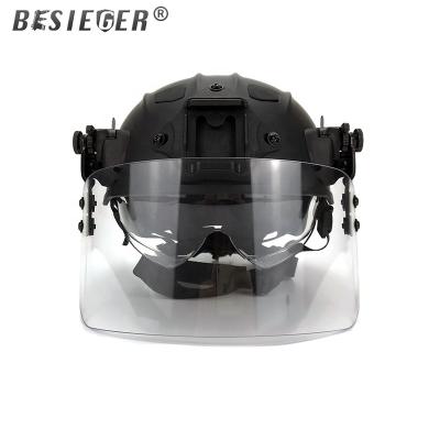 China Nylon+Carbon fiber Breathablecomfortable and anti riot helmet FBTK011C corrosionAnti acid and alkali attackanti durable modular tactical helmet for sale