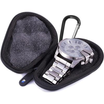 China PU+ EVA EVA Hard Case Outer Protect Watch Travel Case Stylish Watch Case Cushioning Foam Inside Watch Travel Case for sale