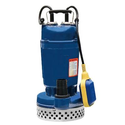 China Developing world water solutions WQD7-10-0.75 agriculture use 1HP 220V 50Hz waster water pump copper wire submersible pump for sale