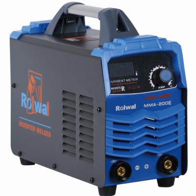 China Rolwal IGBT Soldadora PORTABLE Portable Inverter Stick Muttahida Majlis-e-Amal Arc Welding Machine Price List 160 Amp 180 Amp 200 Amp Arc Welders for sale