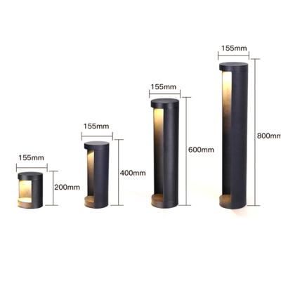 China High Quality Aluminum Ip54 Garden Light Minimalist Solar Waterproof Post LED Outdoor Garden Light for sale