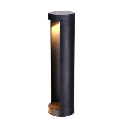 China Modern Minimalist Bollard Waterproof Decor Led Outdoor Landscape Garden Lights Solar Lawn Lamps for sale