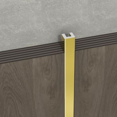 China Modern Home Decoration Wall Tile Edge Trim Straight Edge Aluminum Tile Trim for sale