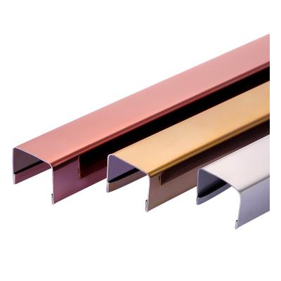 China Eco-Friendly Quality Hot Sales European Design Aluminum Tile Trim U-shap Listo for sale