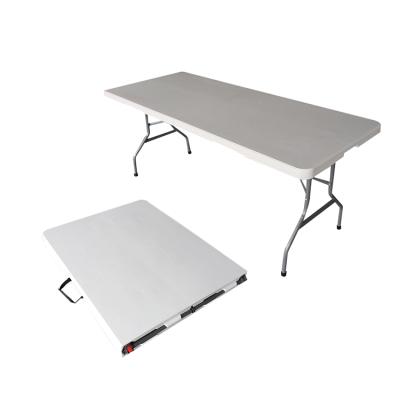 China Modern New Products Camping Tool HDPE Plastic Banquet Folding Table Price for sale