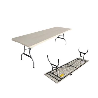 China Newest Design Modern Good Quality Wholesale Dining Table Portable Outdoor Plastic Table Folding for sale