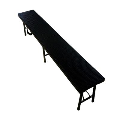 China Lightweight Design Sell Well New Type Hot Sale Wholesale Folding Customized Outdoor Lounge Plastic Bench for sale