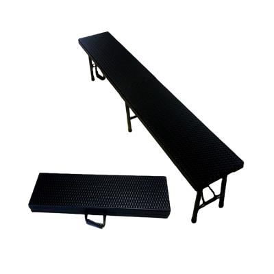 China Wholesale Lightweight Design Rectangular Plastic Outdoor Picnic Folding Garden Bench for sale