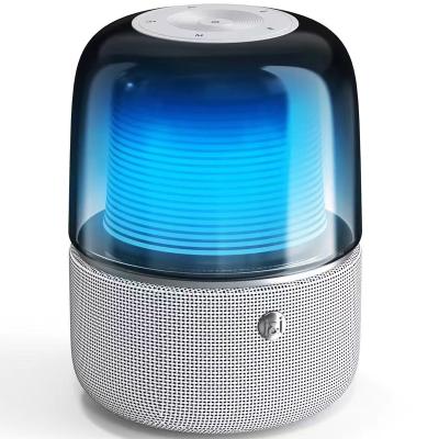 China Soaiy Sh77 Professional Wireless 3d Stereo Surround Sound Wireless Speaker Subwoofer RGB Long Battery Life Mini Home Speaker for sale