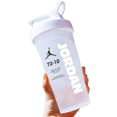 China Stocked Custom Logo GYM Colorful Protein Shaker Bottle With Ball Sport Shaker Mixing Bottle for sale